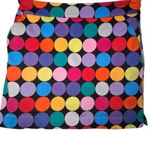 Loudmouth Ladies Golf Skirt Skort US 8 UK 16 AU 12 Black Polka Dot Colorful